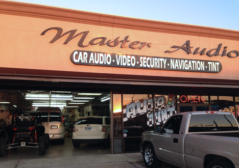 Master Audio and Security Storefront at 5106 Hwy 6N, Houston, TX 77084